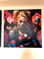 Canvas Harley Quinn, Antiek en Kunst, Kunst | Schilderijen | Modern, Ophalen