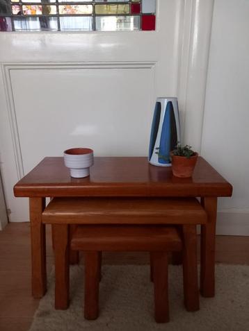 mooi vintage plantentafeltjes bijzettafels brutalist mimiset beschikbaar voor biedingen