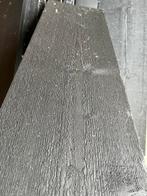 Vuren Potdeksel delen zwart geschroeft/gebruikt ca. 14m2, Doe-het-zelf en Verbouw, Hout en Planken, Gebruikt, Minder dan 25 mm