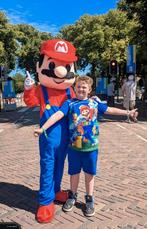 Mario mascotte kinderfeestje huren / met acteur / evenement, Ophalen of Verzenden, Zo goed als nieuw