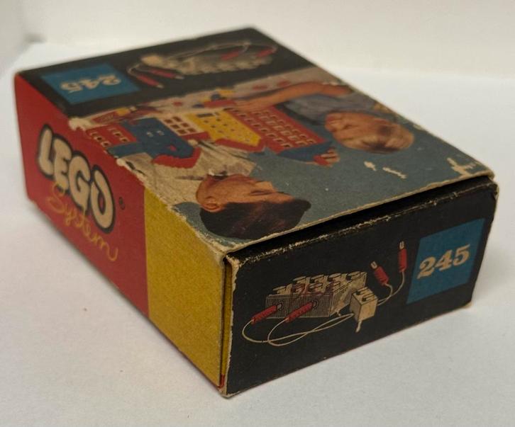 Oude Lego klikklok doosje 245 jaren 50 vintage 1:87, Kinderen en Baby's, Speelgoed | Duplo en Lego, Gebruikt, Lego, Complete set