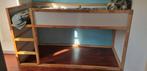 Ikea Kura keerbaar kinderbed wit / grenen, 85 tot 100 cm, Gebruikt, 180 cm of meer, Ophalen