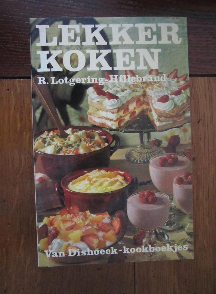 Lekker koken , van Dishoeck kookboekjes, Boeken, Kookboeken, Zo goed als nieuw, Voorgerechten en Soepen, Hoofdgerechten, Taart, Gebak en Desserts