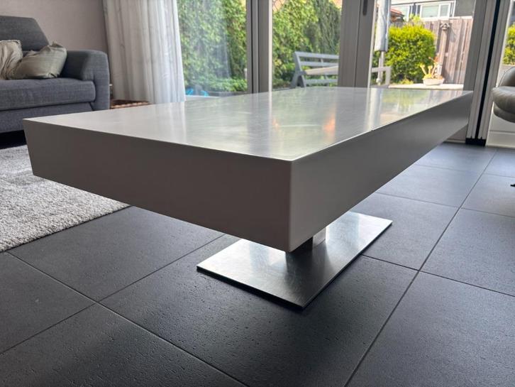 Salontafel, Huis en Inrichting, Tafels | Salontafels, Gebruikt, Minder dan 50 cm, 50 tot 100 cm, 100 tot 150 cm, Rechthoekig, Kunststof