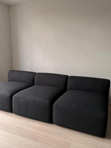 Kave home modulaire bank martina boucle zwart 5 delen! beschikbaar voor biedingen