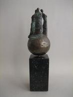 Modern beeld brons 3 vrouwen - gesigneerd - Wies van Dort ?, Ophalen of Verzenden