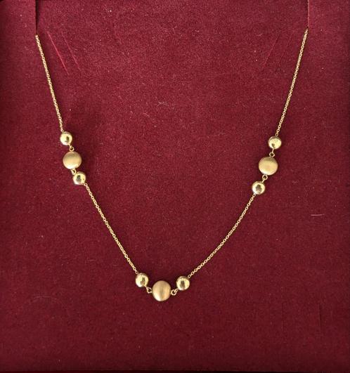 14kr Geel Gouden Ketting. 585., Sieraden, Tassen en Uiterlijk, Kettingen, Zo goed als nieuw, Goud, Geel, Verzenden