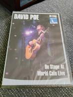 DVD - David Poe on Stage at World Cafe Live - NIEUW, Alle leeftijden, Verzenden, Nieuw in verpakking