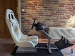 Playseat Evolution Wit Thrustmaster T300 RS GT Racestuur, Computers en Software, Joysticks, Ophalen of Verzenden, Zo goed als nieuw