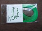 Quilling paper – papierfiligraanstroken 2mm groen, Hobby en Vrije tijd, Knutselen, Ophalen of Verzenden, Nieuw, Materiaal