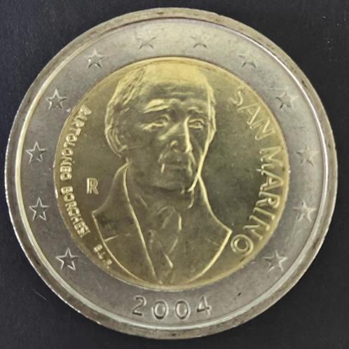 San Marino 2004: Borghesi, Postzegels en Munten, Munten | Europa | Euromunten, Losse munt, 2 euro, San Marino, Ophalen of Verzenden
