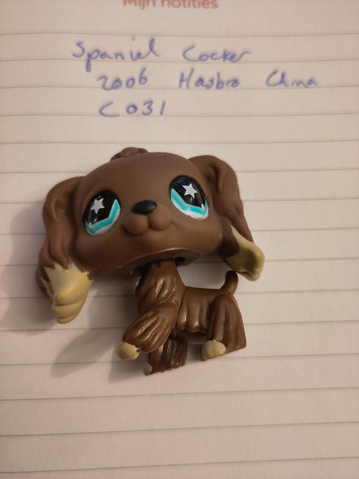 Littlest pet shop spaniel cocker #960, Verzamelen, Poppetjes en Figuurtjes, Gebruikt, Ophalen of Verzenden