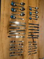 Verzilverde GERO 90 Bestekset - Gedetailleerd, Antiek en Kunst, Antiek | Bestek, Ophalen