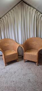 2 nette rotan stoelen, Ophalen, Minder dan 75 cm, Riet of Rotan, Zo goed als nieuw