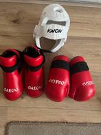 Vechtsport bescherming set, Ophalen, Gebruikt, Taekwondo, Vechtsportbescherming