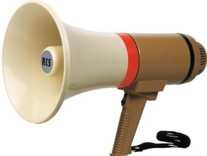 Megafoon, Audio, Tv en Foto, Luidsprekers, Zo goed als nieuw, Front, Rear of Stereo speakers, Minder dan 60 watt, Overige merken