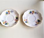 2 porselein/schotels royal ascot fine bone china/blue velvet, Ophalen of Verzenden