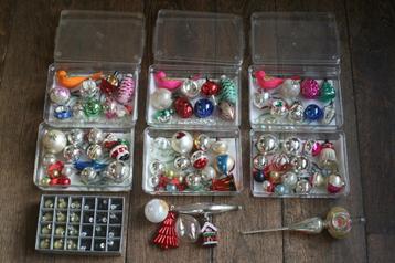 3 x sets oude kerstballen jaren 50-70 beschikbaar voor biedingen