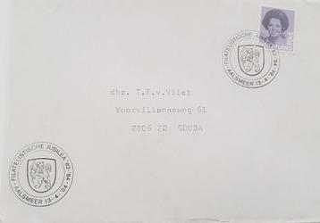 Groot aantal enveloppen filatilistische jubilea beschikbaar voor biedingen