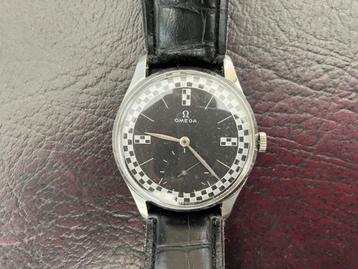 Vintage Omega Herenhorloge Handopwinder 30T2 - “Rally-Style” beschikbaar voor biedingen