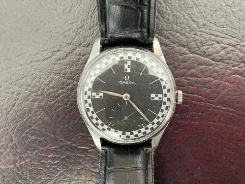 Vintage Omega Herenhorloge Handopwinder 30T2 - “Rally-Style”, Sieraden, Tassen en Uiterlijk, Horloges | Heren, Gebruikt, Polshorloge
