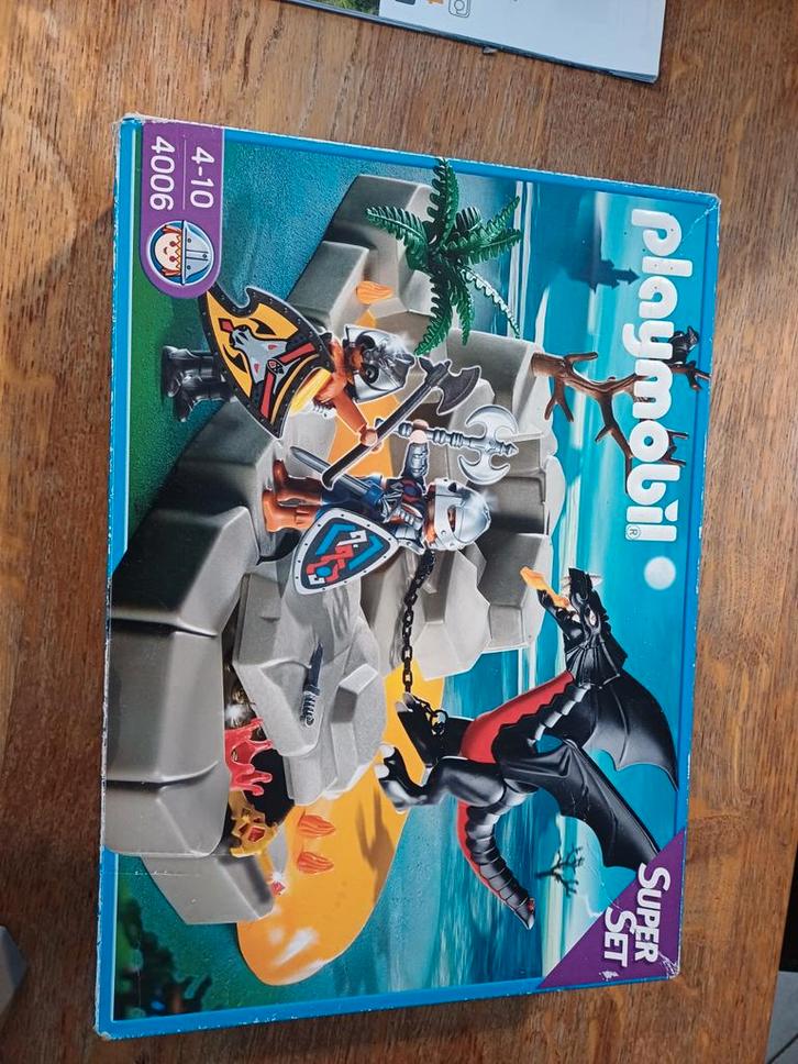 Playmobil Ridderset met Draak - 4006, Kinderen en Baby's, Speelgoed | Playmobil, Gebruikt, Complete set, Ophalen of Verzenden
