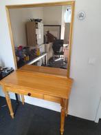 Kaptafel met spiegel, Ophalen, 100 tot 150 cm, Zo goed als nieuw, Minder dan 100 cm