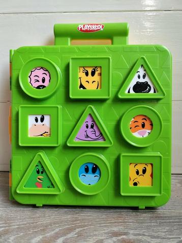 Playskool blocksters koffertje met speelse dieren blokken