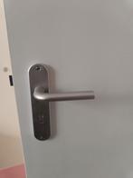 8 deurklink 3 met WC slot, Doe-het-zelf en Verbouw, Hang- en Sluitwerk, Ophalen of Verzenden, Zo goed als nieuw, Rvs, Slot