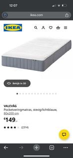 IKEA stevig matras 80 x 200 Valevag, Ophalen, Gebruikt, Eenpersoons, 80 cm