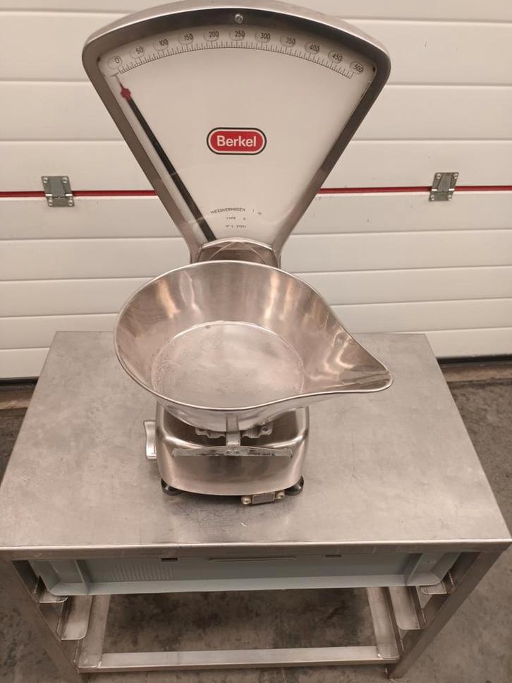 RVS BERKEL WEEGSCHAAL VINTAGE, Witgoed en Apparatuur, Weegschalen, Zo goed als nieuw, Minder dan 10 kg, Ophalen
