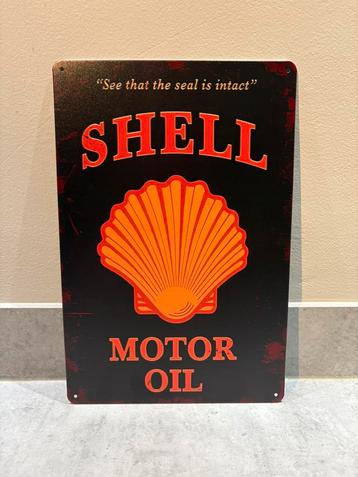 Mancave Bar Café Wanddecoratie metalen bordje merk Shell beschikbaar voor biedingen