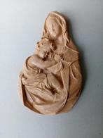 Wanddecoratie.Madonna(Maria) met kind.Terracottakleur., Antiek en Kunst, Ophalen of Verzenden