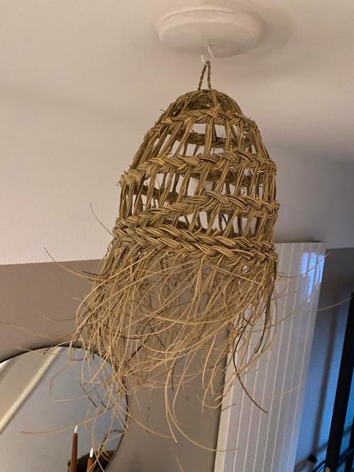 Kleine zeegras ibiza lampenkap, Huis en Inrichting, Lampen | Hanglampen, Nieuw, Minder dan 50 cm, Ophalen of Verzenden