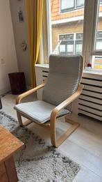 MOET WEG Ikea Schommelstoel, Huis en Inrichting, Stoelen, Ophalen of Verzenden, Zo goed als nieuw, Wit, Eén