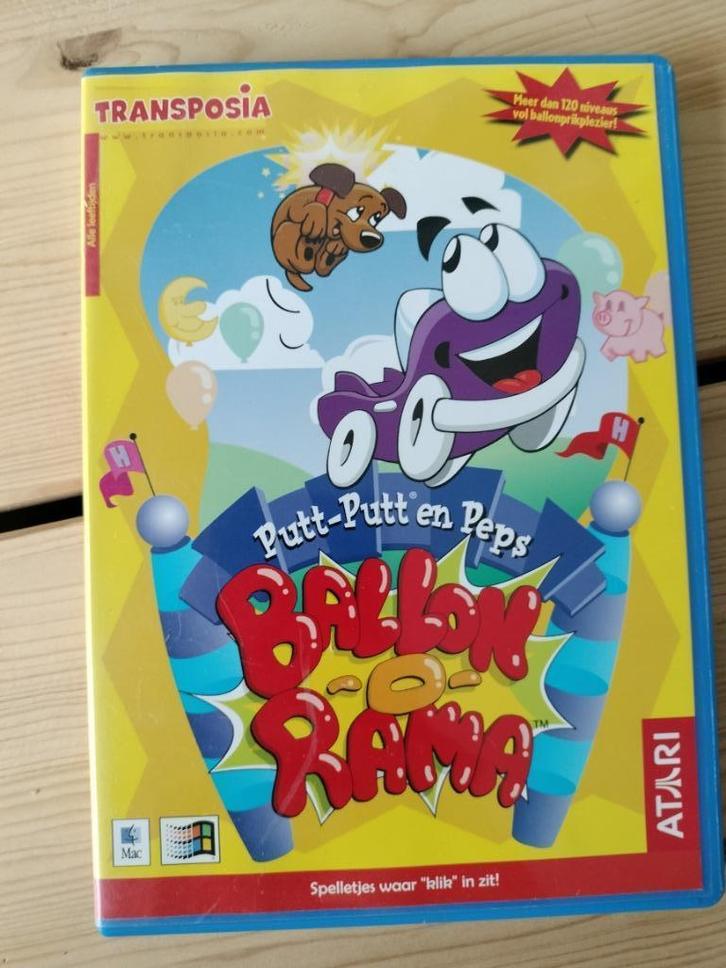 Putt-Putt en Peps Ballon o rama, Spelcomputers en Games, Games | Pc, Gebruikt, Puzzel en Educatief, 1 speler, Vanaf 3 jaar, Verzenden