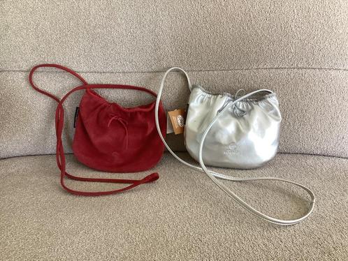 2 crossbody/schoudertasjes FRED de la BRETONIERE, Sieraden, Tassen en Uiterlijk, Tassen | Damestassen, Zo goed als nieuw, Ophalen of Verzenden