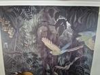 Jungle behang, Huis en Inrichting, Stoffering | Behang, Ophalen of Verzenden, Minder dan 10 m², Groen, Jungle