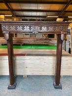 Antieke eiken houten schouw 180x70x160 hxdxbr., Ophalen