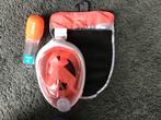 Subea Snorkelmasker met tas van Decathlon  nieuw. Maat S/M, Ophalen, Zo goed als nieuw, Snorkelmasker