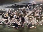 Poster legendarisch rugbyteam All Blacks N.Z., Sport en Fitness, Rugby, Ophalen of Verzenden, Zo goed als nieuw, Overige typen