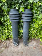 Staande buitenlamp 2 stuks, Ophalen, Gebruikt, Netvoeding, Staande lamp
