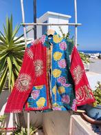 Vintage kantha jas uit India, one size, Kleding | Dames, Jasjes, Kostuums en Pakken, Overige kleuren, Verzenden, Maat 42/44 (L)