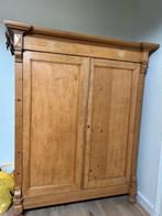 Grote houten (kleding)kast, Antiek en Kunst, Antiek | Meubels | Kasten, Ophalen