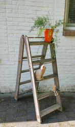 Oude ladder. Naturel. Decoratief. Vintage., Antiek en Kunst, Curiosa en Brocante, Ophalen