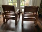 2 lounge stoelen, authentiek Thais, Twee, Bruin, Zo goed als nieuw, Hout
