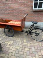 Ouderwetse bakfiets - Uniek exemplaar!, Fietsen en Brommers, Fietsen | Bakfietsen, Ophalen of Verzenden, Gebruikt, Goederen, Overige merken