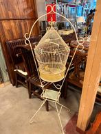 vogelkooi jaren 60, Ophalen of Verzenden, Gebruikt, Metaal, Vogelkooi