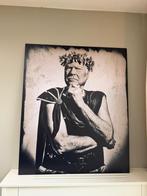 Gesigneerd Golden Earring Boek Cover Doek - Uniek!, Ophalen, Nieuw, Poster, Artwork of Schilderij, Gesigneerd