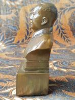 Mooi vintage brons beeldje uit China van Mao Zedong 12,4 cm., Antiek en Kunst, Ophalen of Verzenden